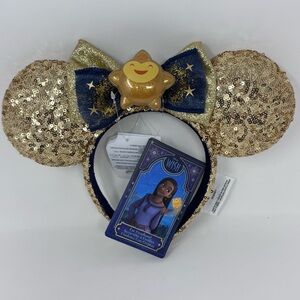 Disney's Wish Movie Star Sequin Minnie Ears - Star Ornament NWT